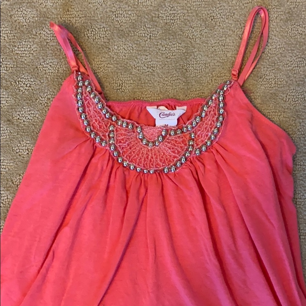 Candies spaghetti strap top. M juniors